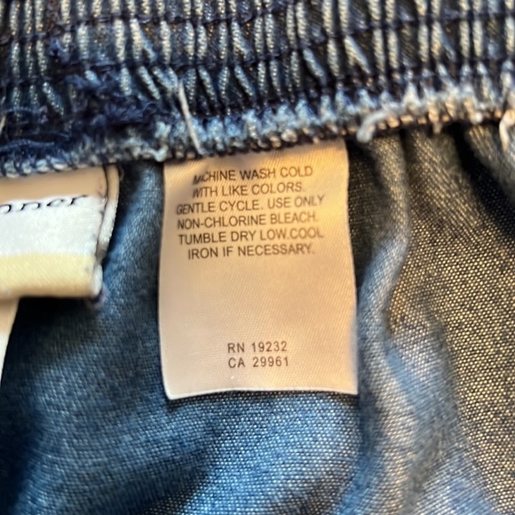 ALFRED DUNNER PULL-ON JEANS SIZE 18W SIDE POCKETS SOFT & VERY COMFORTABLE COTTON - Picture 4 of 9